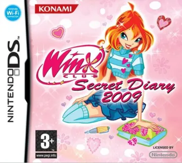 Winx Club - Secret Diary 2009 (Europe) (En,Fr,De,Es,It) box cover front